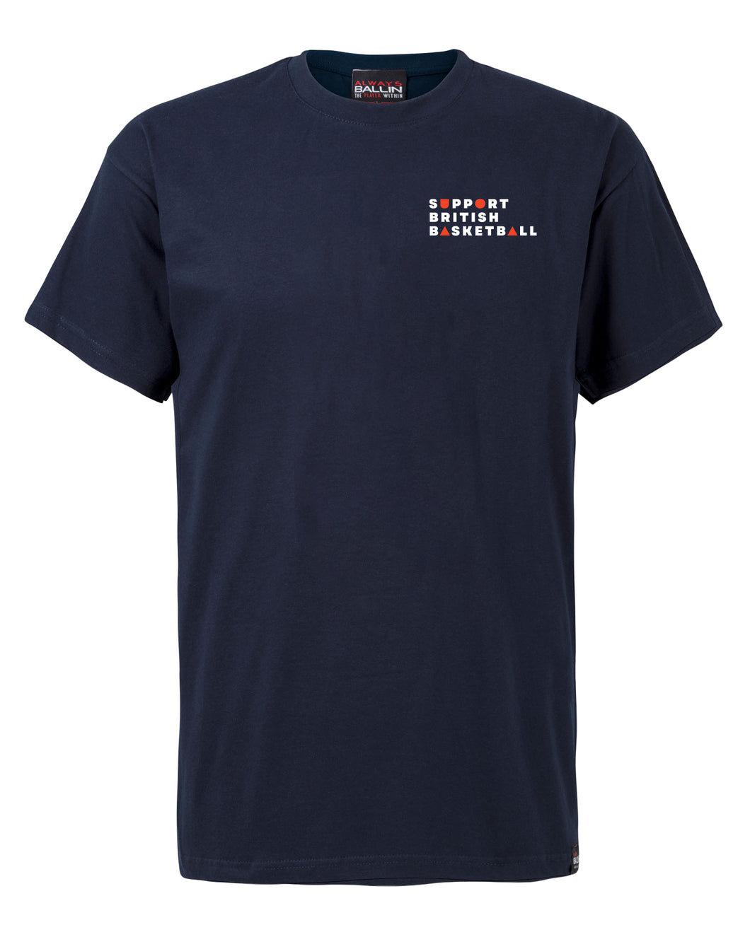 BBL Basket Adult Navy Blue T-Shirt