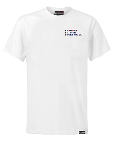 BBL Basket Adult White T-Shirt