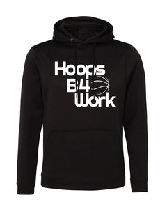 HoopsB4Work Logo Performance Hoodie