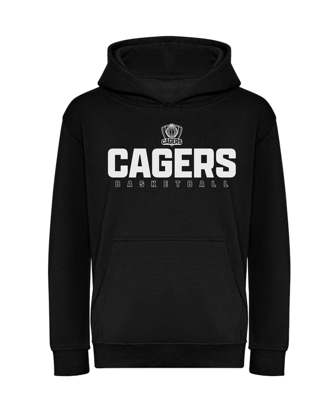 Cagers Basketball 24/25 Kids Organic Hoodie