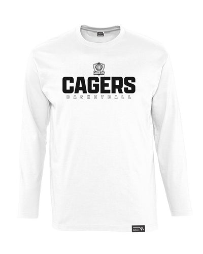Cagers Basketball 24/25 Unisex Long Sleeve Cotton Top
