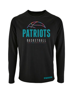 Plymouth Basketball Foundation Logo Long Sleeve Performance Top