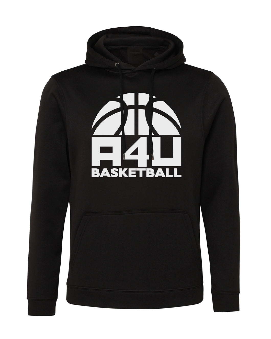 A4U Basketball Logo Kids Performance Hoodie