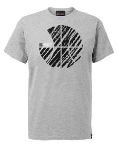 BG Legacy Mens Sports Grey T-Shirt