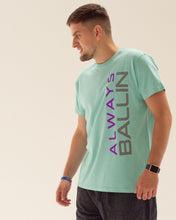 Vertical AB Mens Mint T-Shirt