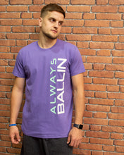 Vertical AB Mens Lilac T-Shirt