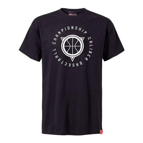 Championship Caliber Basketball Mens Black T-Shirt