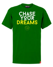 Chase Your Dreams Mens Green T-Shirt