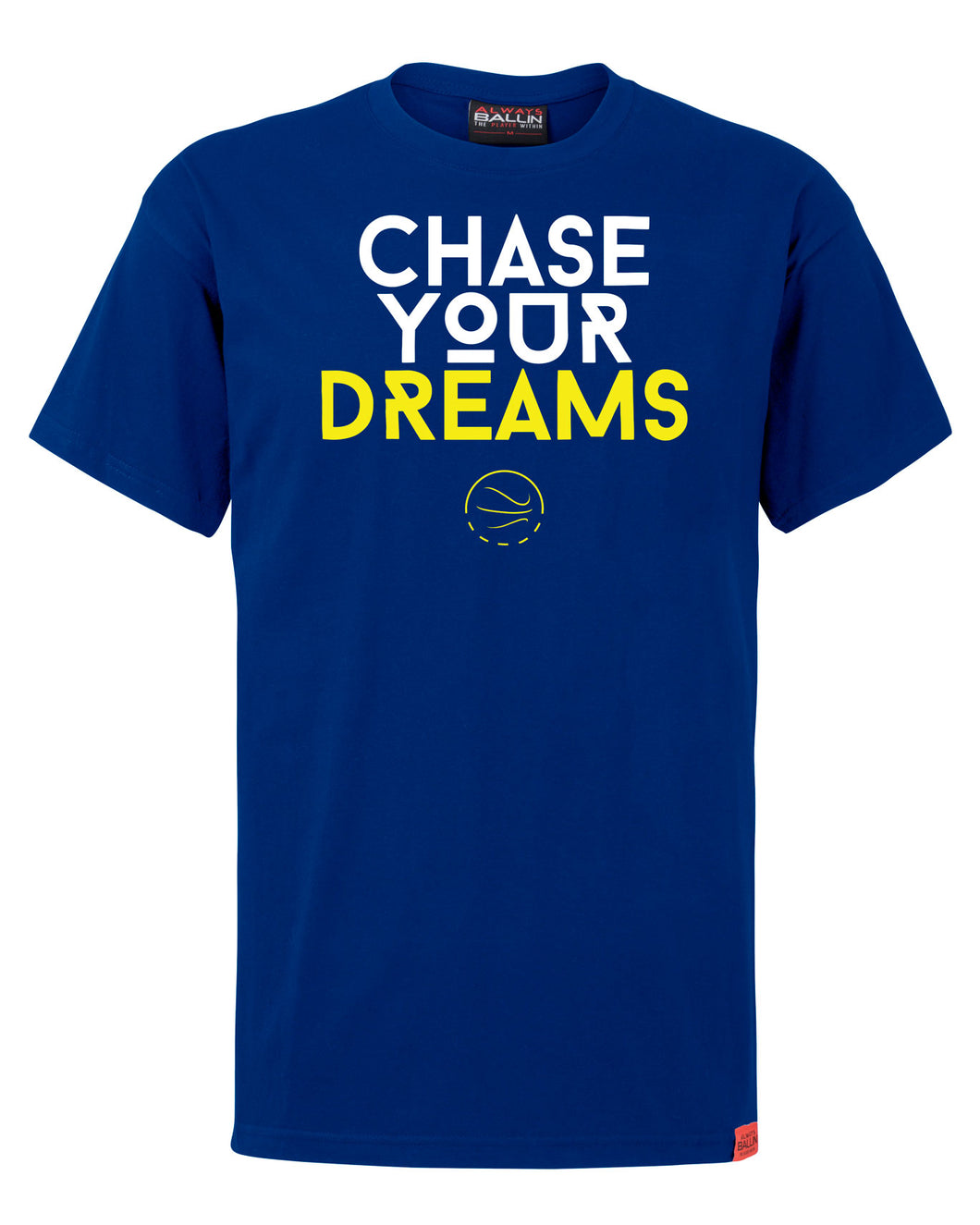 Chase Your Dreams Mens Royal Blue T-Shirt