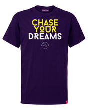 Chase Your Dreams Mens Purple T-Shirt