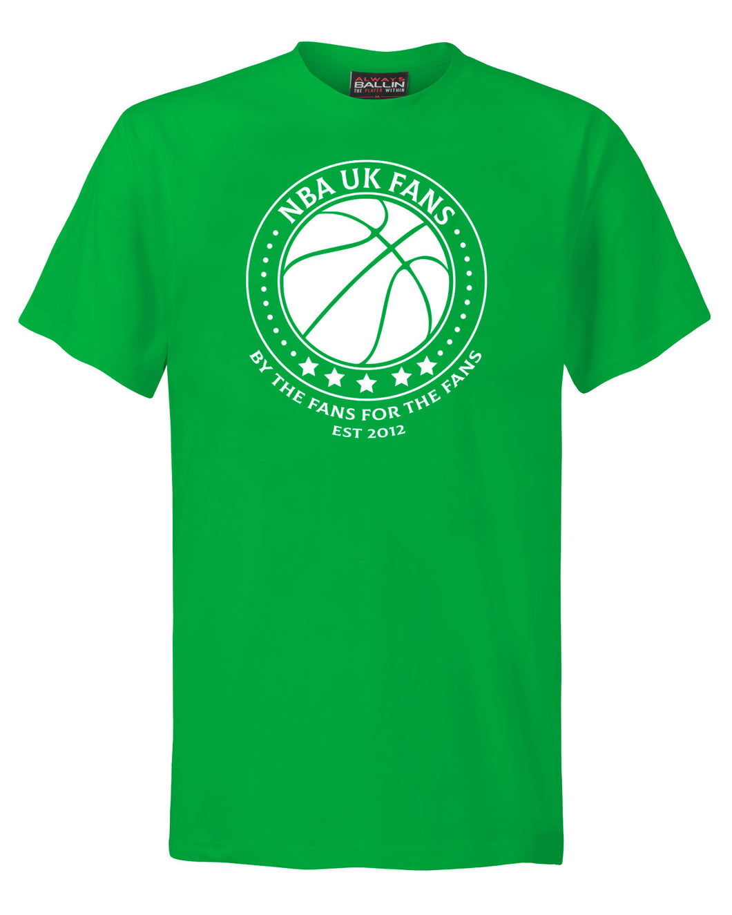 NBA UK Fans Logo Kelly Green T-Shirt