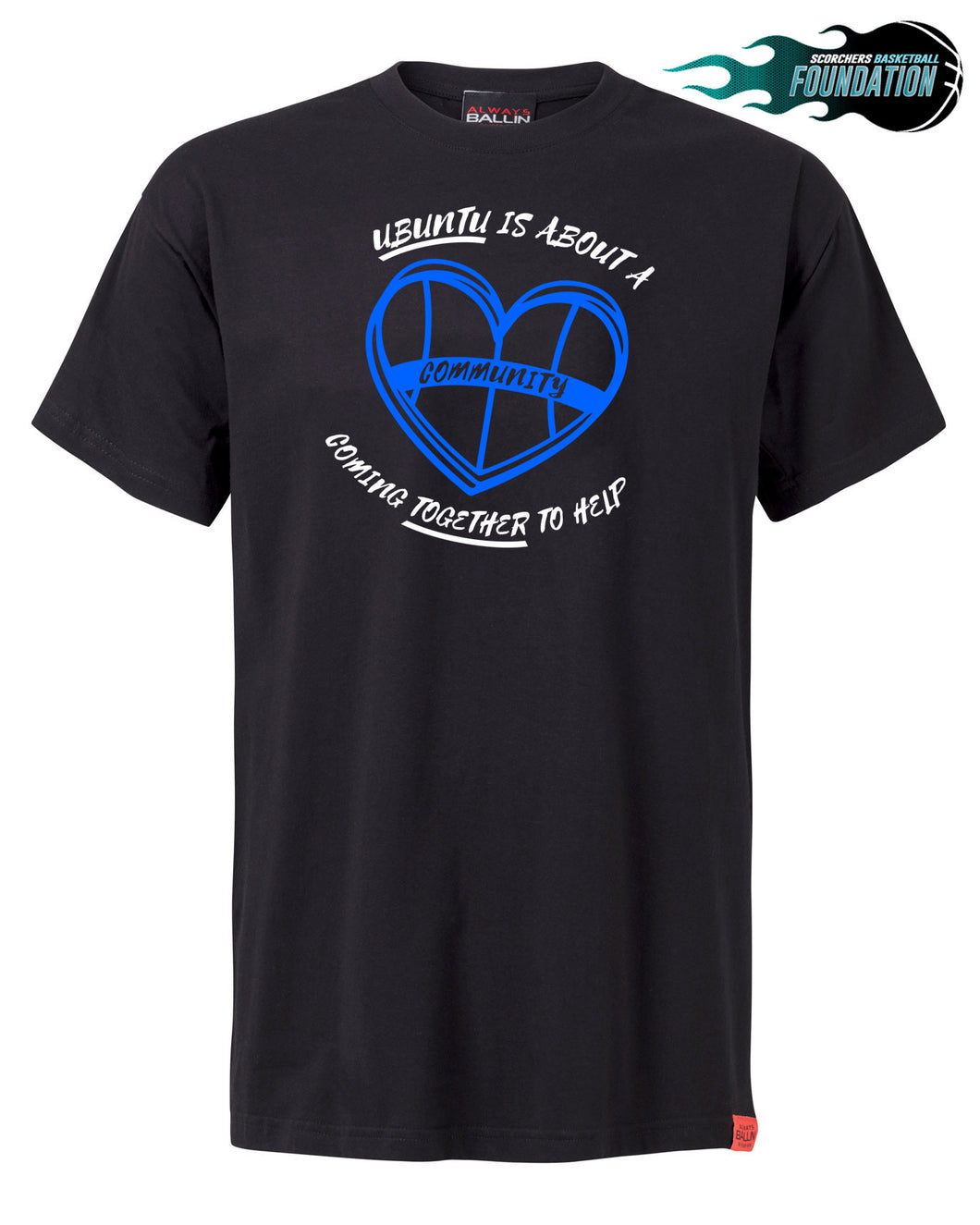 SBF Ubuntu Black T-Shirt