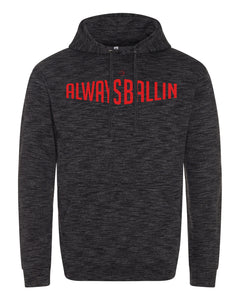 Cosmic Collegiate Black Pullover Hoodie