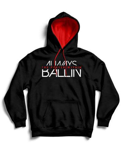 The Player Within Black Pullover Hoodie