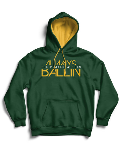 The Player Within Forest Green Pullover Hoodie