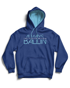 The Player Within Oxford Blue Pullover Hoodie