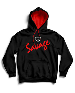 Savage Black Pullover Hoodie
