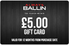 Gift Card Starting from £5