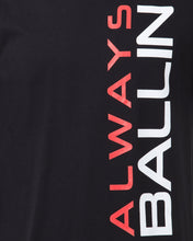 Vertical AB Mens Black T-Shirt