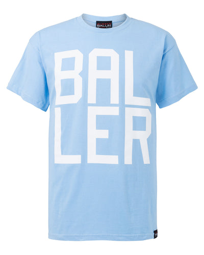 BALLER Mens Sky Blue T-Shirt