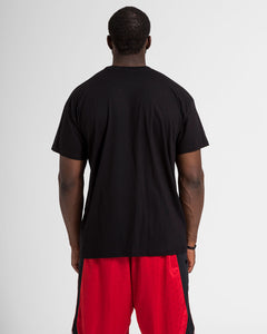 Vertical AB Mens Black T-Shirt