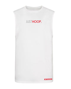 Just Hoop White Performance Vest