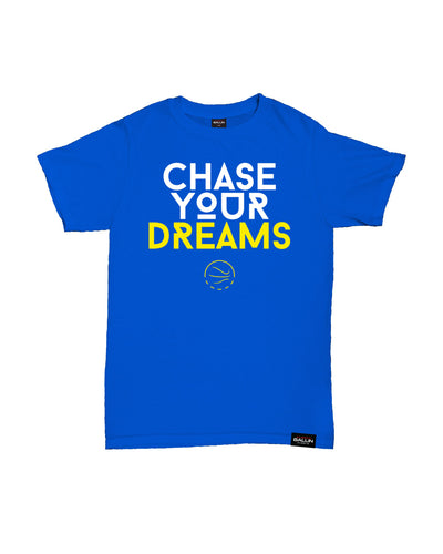 Chase Your Dreams Kids Royal Blue T-Shirt