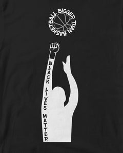 Bigger Than Basketball Kids Black T-Shirt
