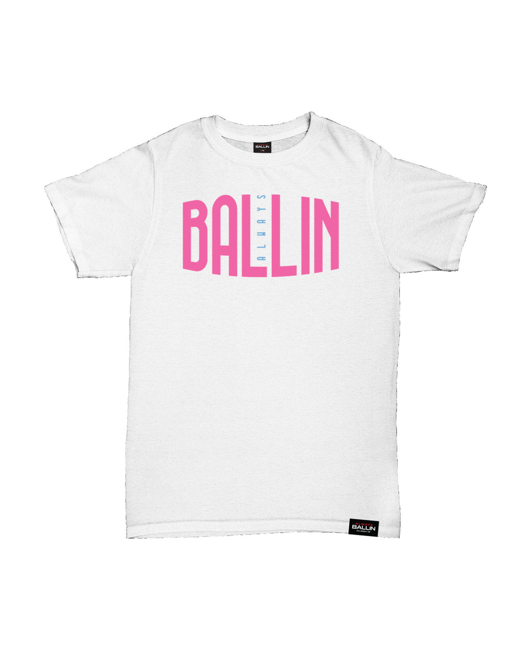 Ballin Always Kids White T-Shirt