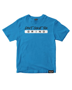 Don't Cheat The Grind V3 Aqua Kids T-Shirt