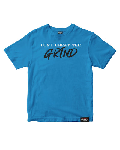 Don't Cheat The Grind V4 Aqua Kids T-Shirt