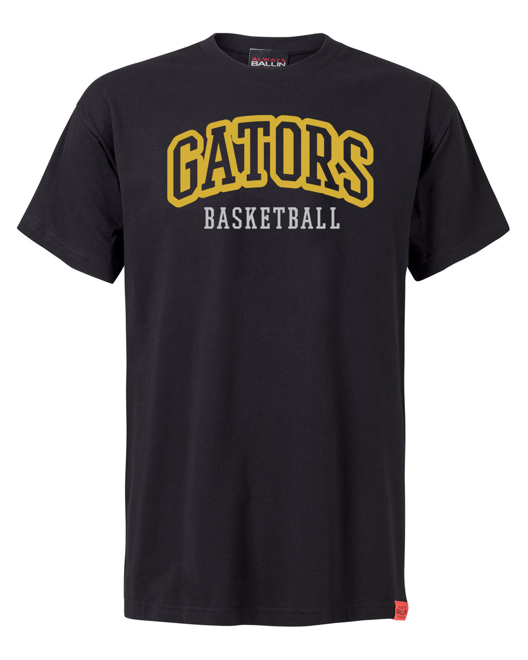 Chiswick Gators Basketball Adult Black T-Shirt