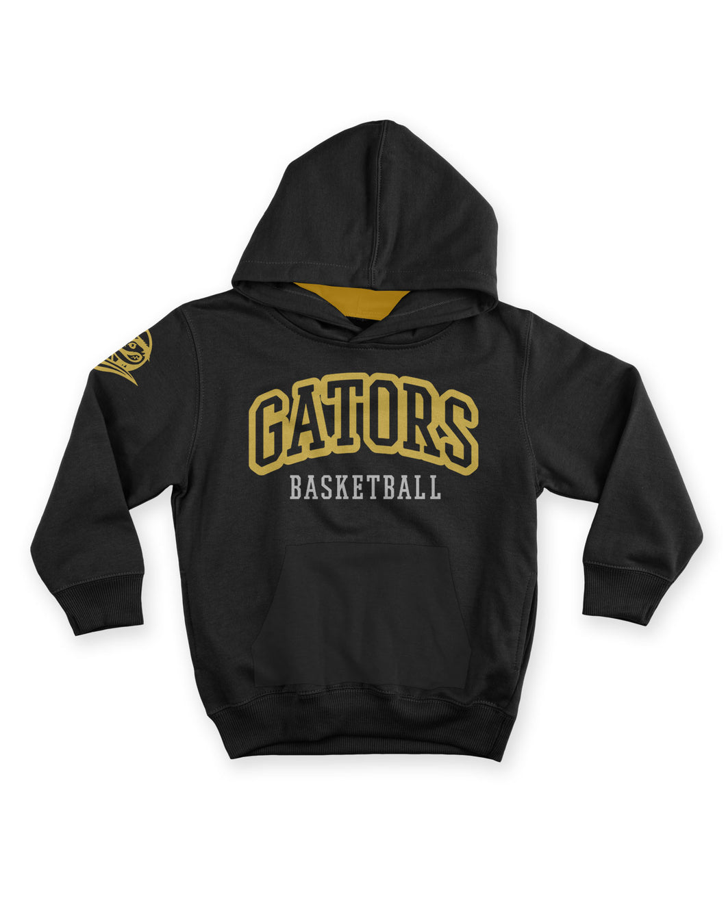 Gators Basketball Kids Black Pullover Hoodie