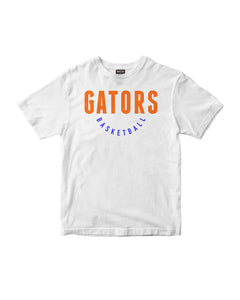 Gators Basketball Kids White T-Shirt