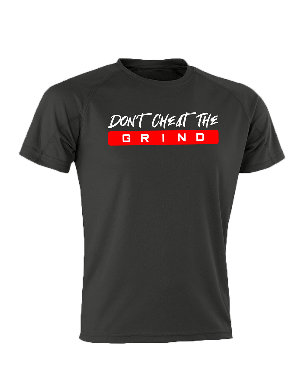 Don't Cheat The Grind V3 Performance Black T-Shirt