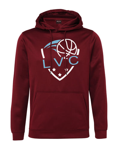 LVC Logo Performance Burgundy Hoodie