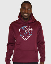 LVC Logo Performance Burgundy Hoodie