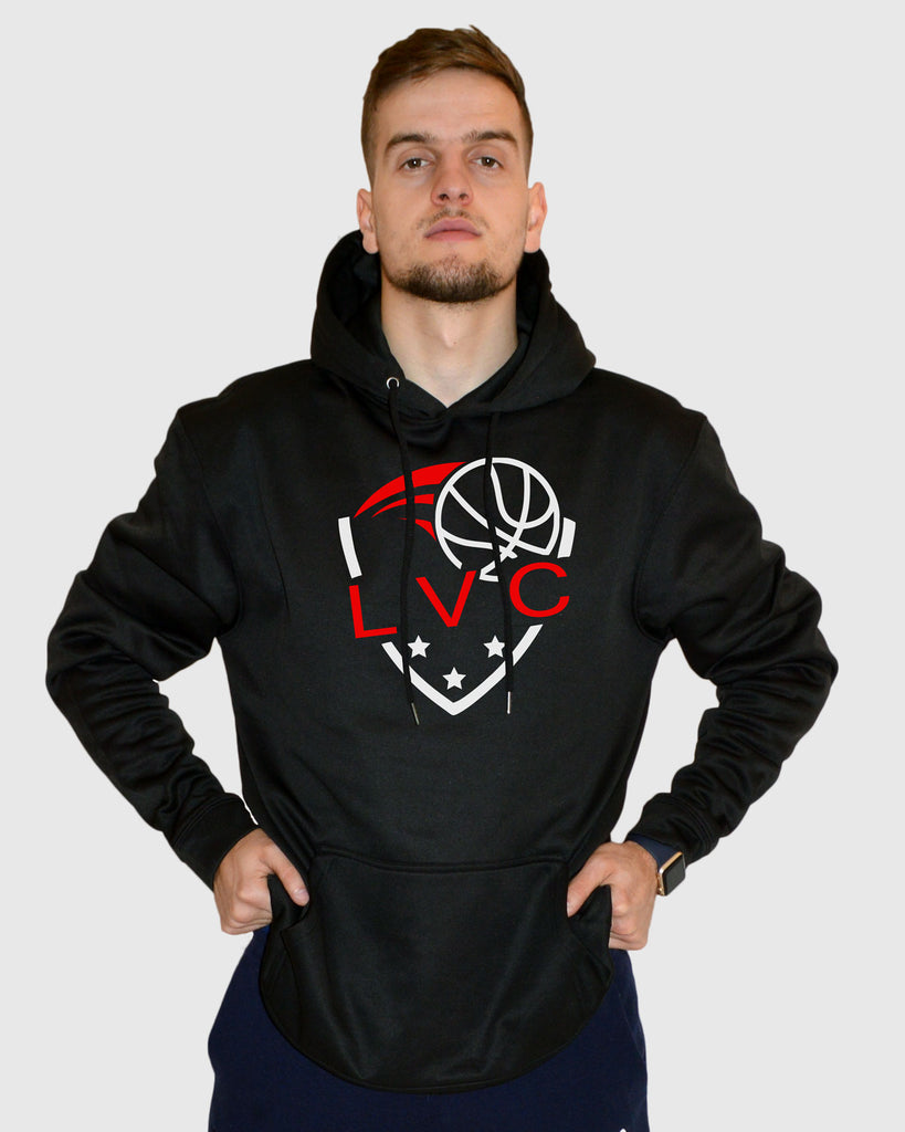 LVC Logo Performance Black Hoodie – Always Ballin Brand