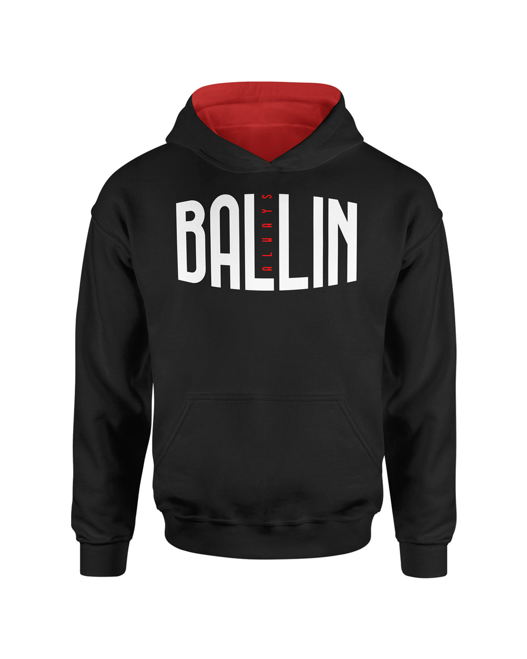 Ballin Always Black Pullover Kids Hoodie