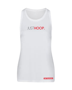 Just Hoop White Womens Performance Vest