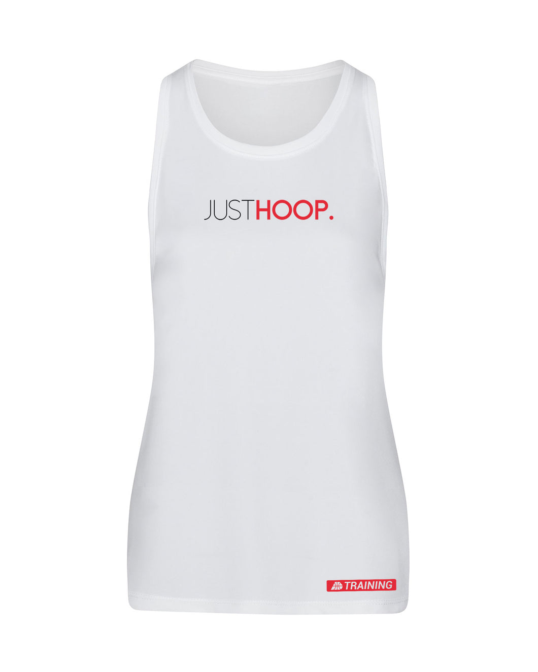 Just Hoop White Womens Performance Vest