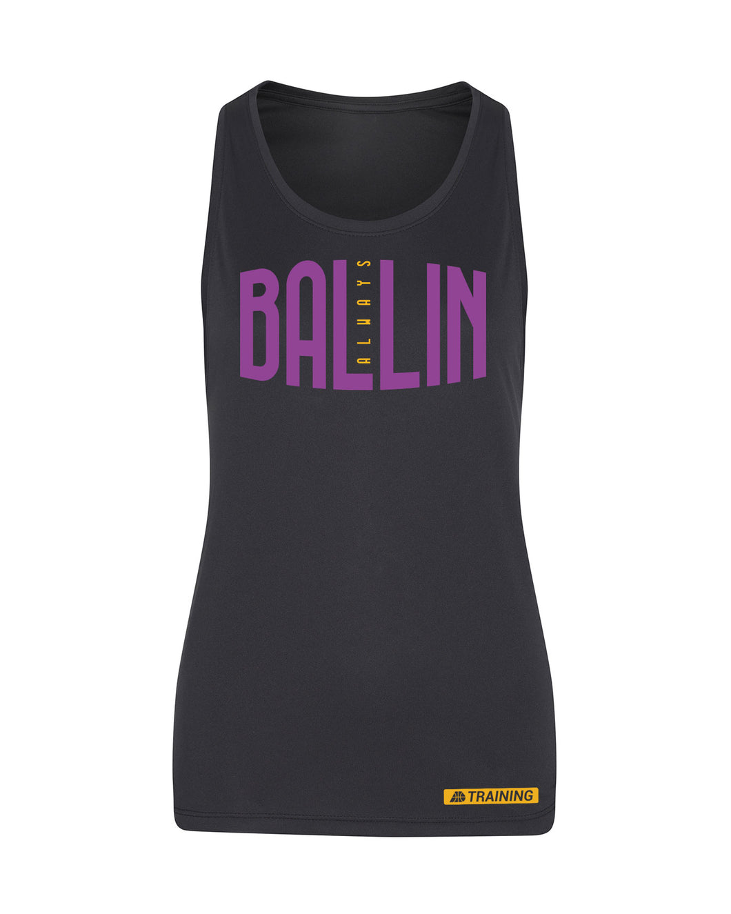 Ballin Always Black Womens Performance Vest