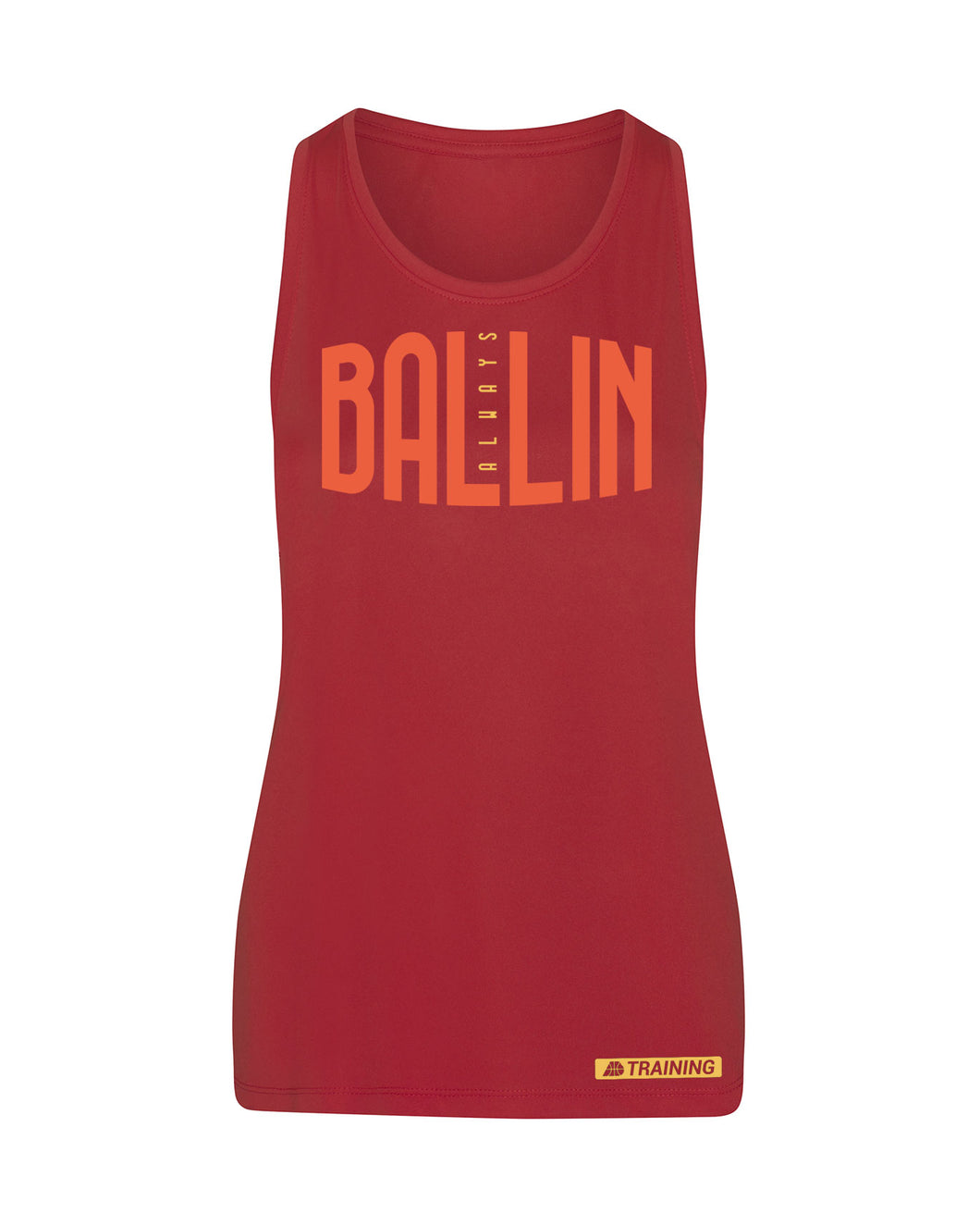 Ballin Always Fire Red Womens Performance Vest