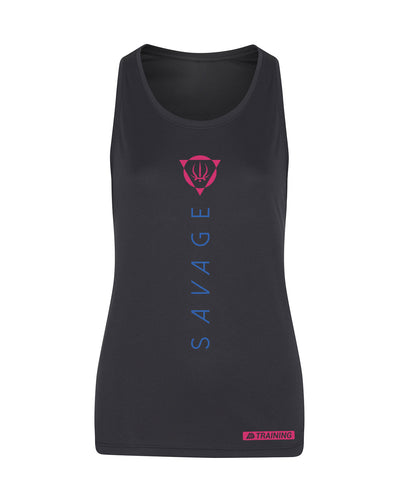 Savage Black Womens Performance Vest