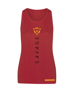 Savage Fire Red Womens Performance Vest
