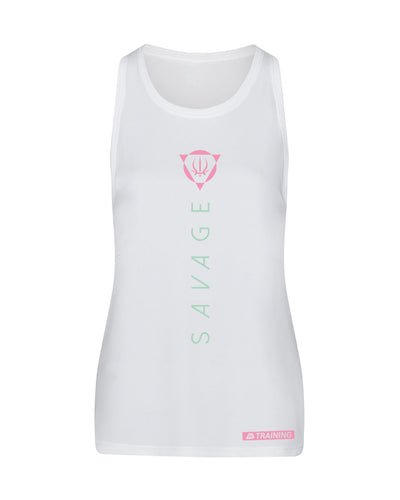 Savage White Womens Performance Vest
