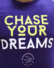 Chase Your Dreams Mens Purple T-Shirt
