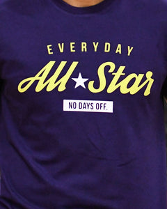 Everyday All-Star Mens Purple T-Shirt
