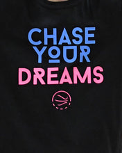 Chase Your Dreams Kids Black T-Shirt