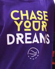 Chase Your Dreams Kids Purple T-Shirt